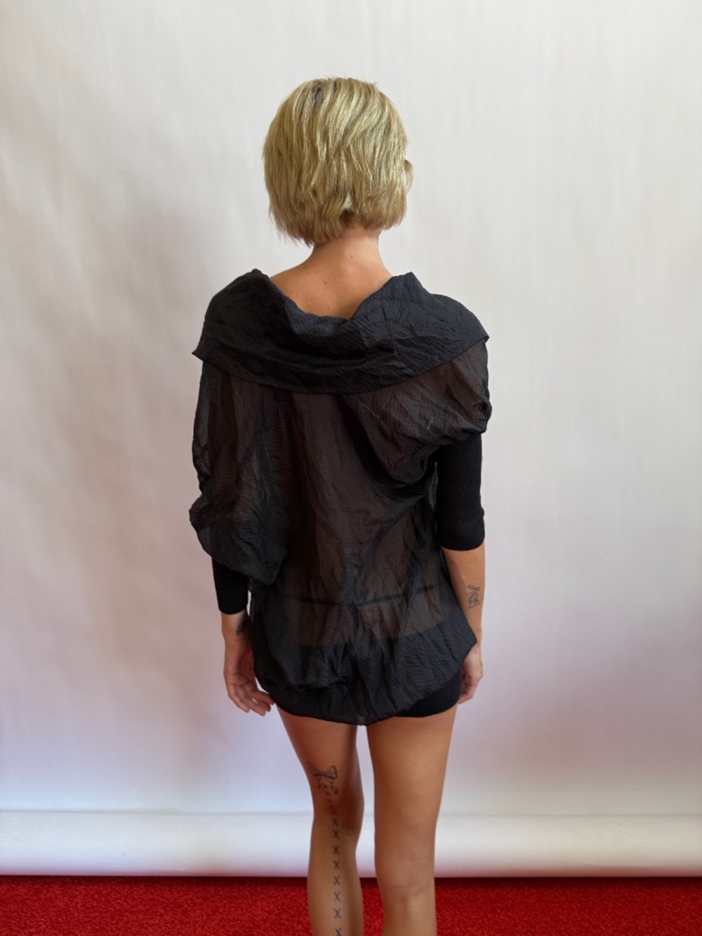 Vivienne Westwood Silk Dress Anglomania W/ ribbed cuffs and bottom and collar - Picture 13 of 13